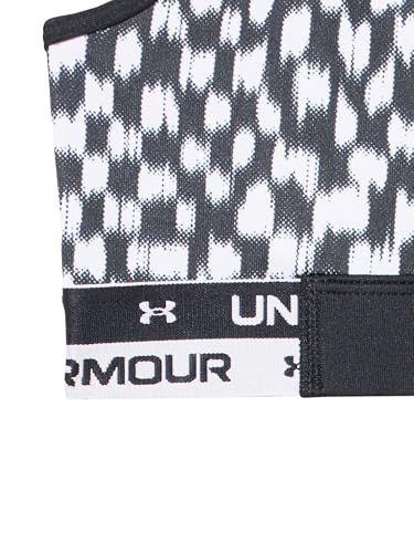 Under Armour Girls HeatGear Mid Impact Print Sports Bra2