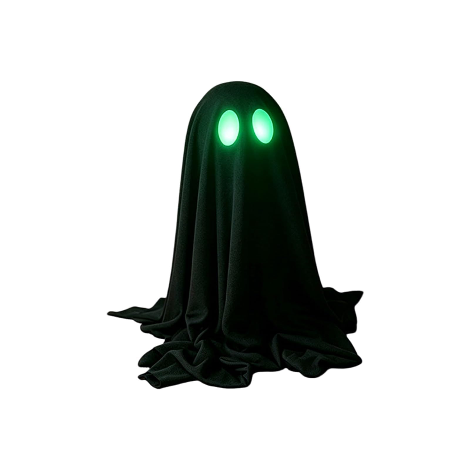 WinPecal Halloween Ghostly Decoration with Glowing Eyes for Desktop Mantels Shelf