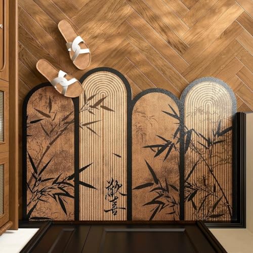Paillasson imperméable cuir synthétique antidérapant 60x90