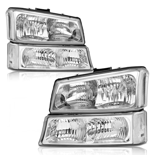 Image of for 2002-2006 Chevy Avalanche & Chevy Silverado Headlights