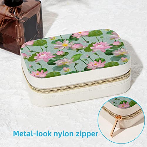 Boîtes de rangement de bijoux lotus pour femmes finitions soignées - 7