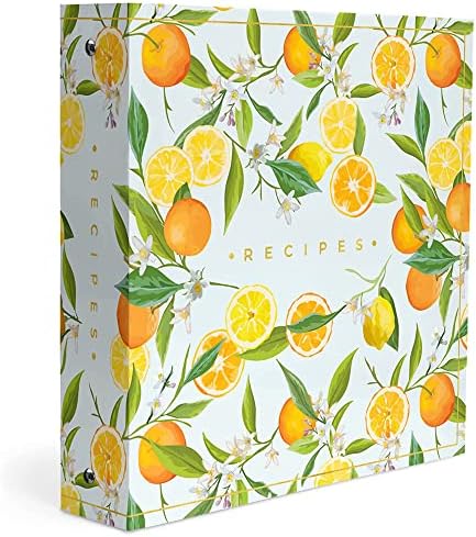SwiftCube Recipe Binder 8.5x11 3 Ring Kit - Blank Recipe Book to Write in your Own Recipes with Recipe Cards 4x6, Dividers, Labels & Plastic Sleeves for your Printouts (Family Recipe Book Organizer)