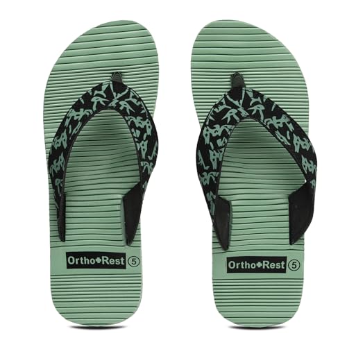 Image of Ortho + Rest Women Orthopedic Slippers, Doctor Ortho Flipflops | Arch Support With Soft Cushioned Footbed | Lightweight Ladies Chappal | Orthopedic Doctor Soft Slippers for Ladies & Girls