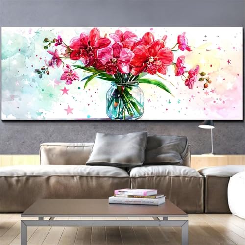 Fleur peinture diamant kit complet pour combler un grand mur vide