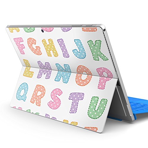 igsticker Surface pro7 (2019) pro6 pro2017 pro4 専用 スキンシール サーフェス ノートブック ノートパソコン カバー ケース フィルム ステッカー アクセサリー 保護 013179 アルファベット 英語