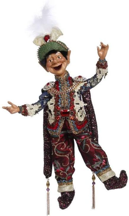 2021 Indian North Pole Boy Elf Figurine, 21.5" Medium - Perfect for Home Decor, Christmas Decoration, and Festive Displays