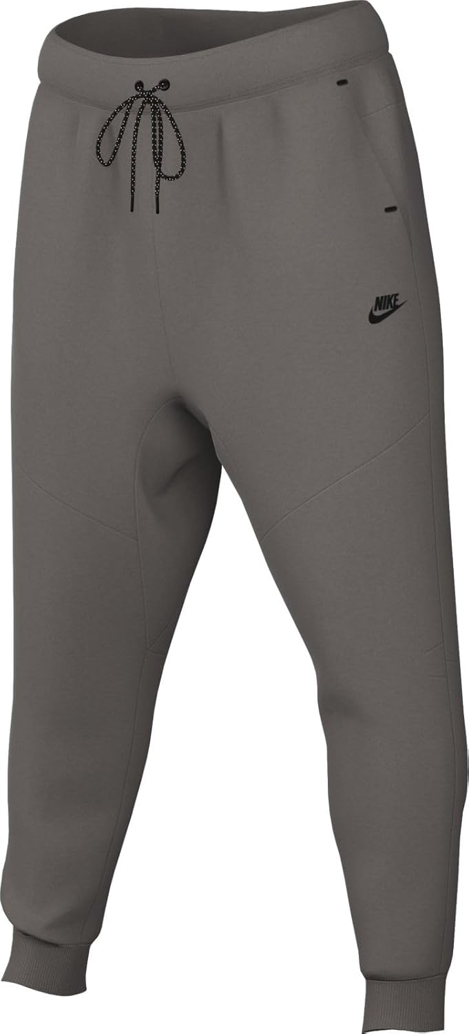 Nike Tech Mens Fleece Joggers Cave Stone Black Size Large