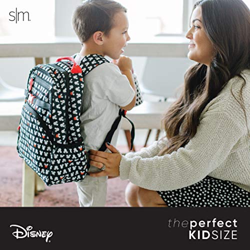 Simple Modern Disney Toddler Backpack For School Boys | Kindergarten Elementary Kids Backpack | Fletcher Collection | Kids - Medium (15" Tall) | Mickey Mouse Retro #TOP6