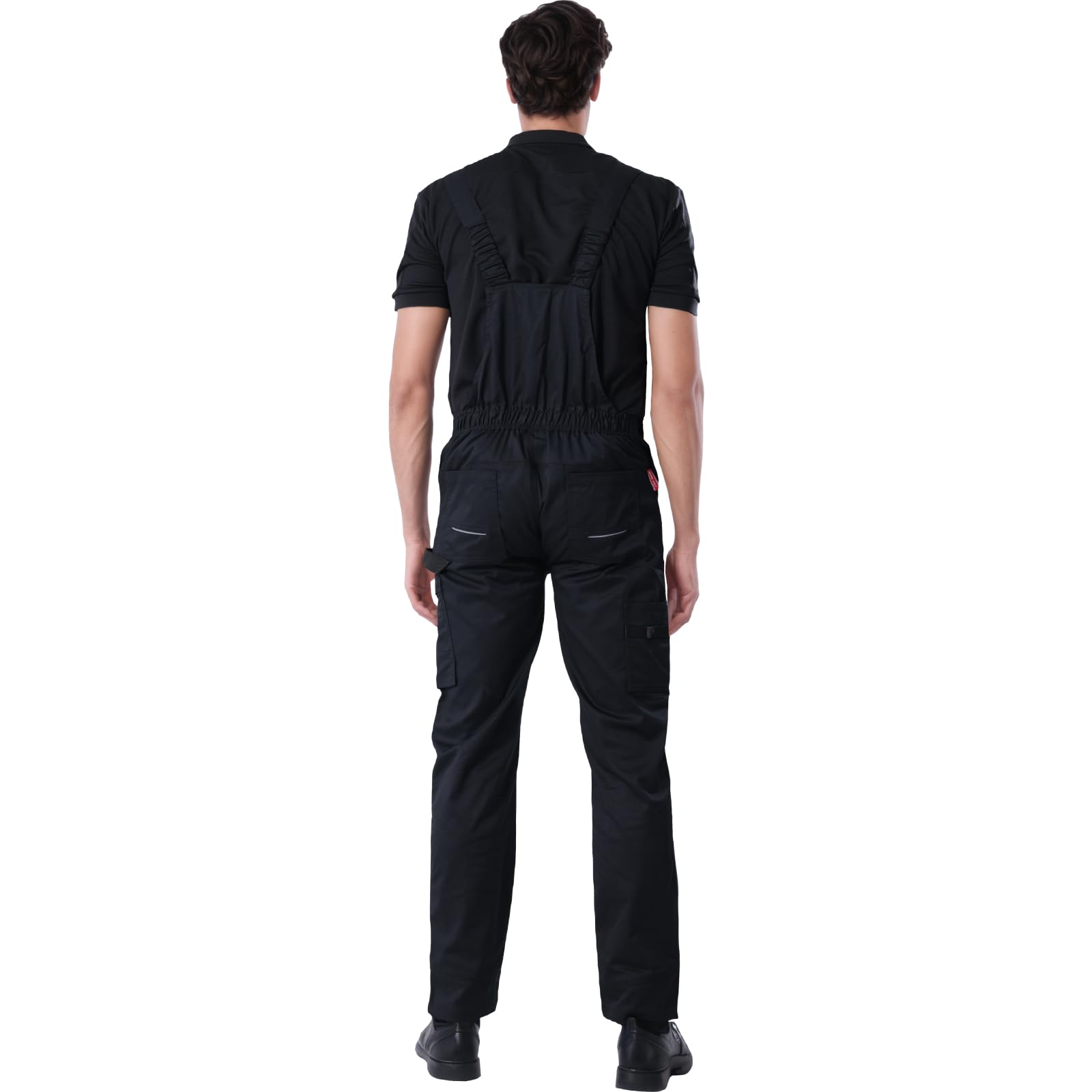 WORK IDEA Pantalón de Trabajo elástico para Hombre con múltiples Bolsillos y Bolsillos para Herramientas