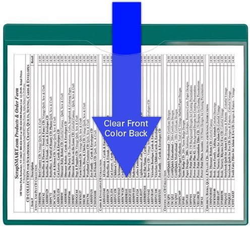 StoreSMART® - File Jacket - 24 Pack - 6 ea. of Opaque Variety Pack: Black, Red, Green, Blue - Heavy Duty Plastic - FJ85OPVP-24