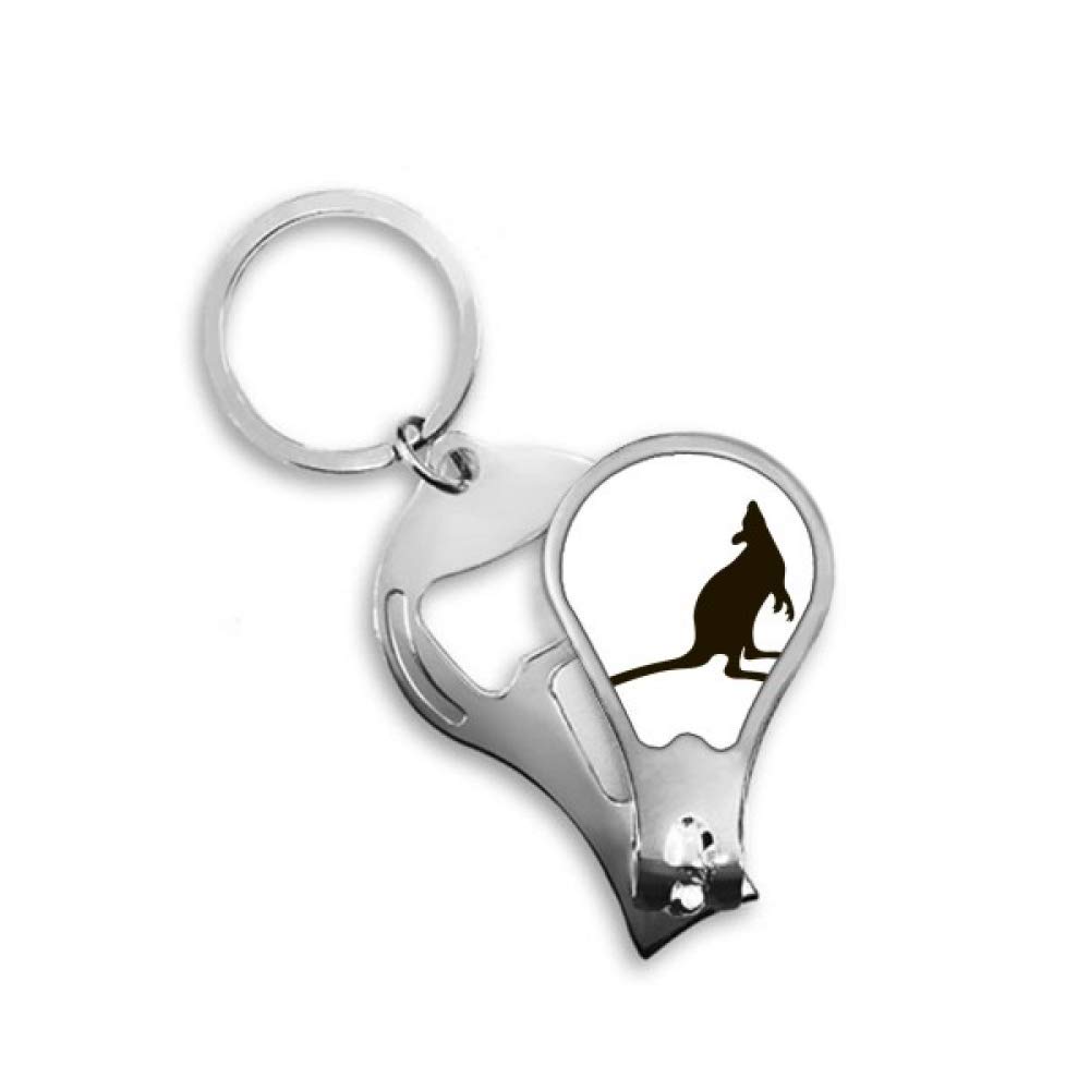 Coupe-ongles kangourou noir DIYthinker pour pédicure et manucure