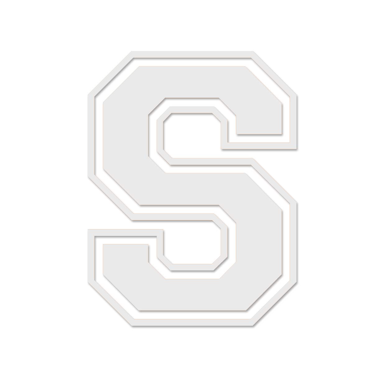 Amazon.com - Applicable Pun Varsity Letter S - Vinyl Decal