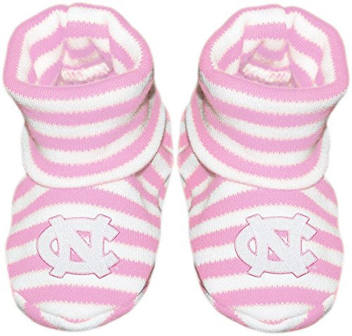 Creative Knitwear University of North Carolina Tar Heels Newborn Baby Striped Bootie Sock