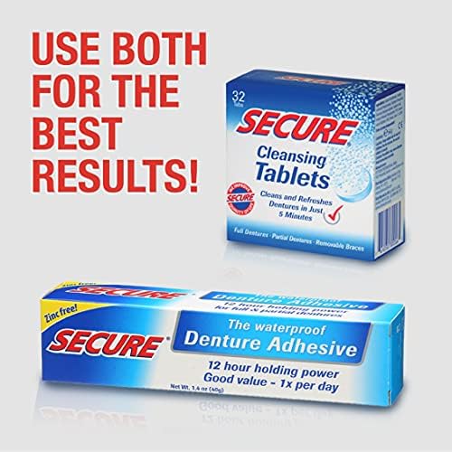 Secure Denture Bonding Cream, 1.4 Ounce - 2 per case.