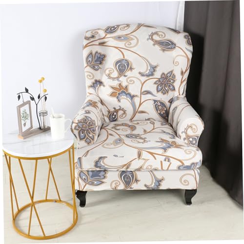 Funda para silla con respaldo elástico para sillón orejero 6