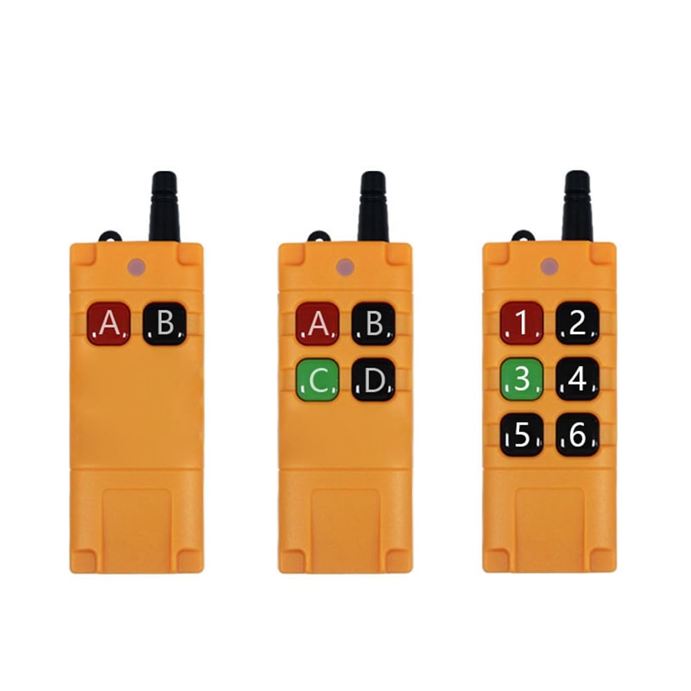 Lanko Potente industriale impermeabile anticaduta 433 MHz 2000 M EV1527 6 pulsanti