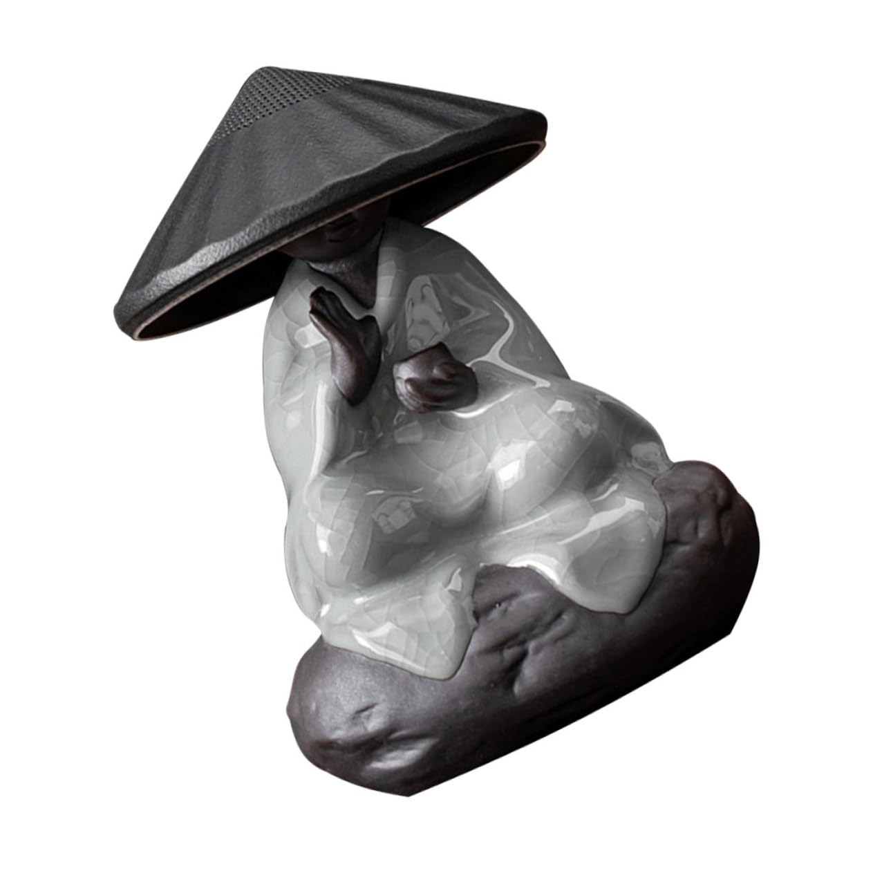1 Juego Té de filtro cicatrizante filtros para te Curación mascota del té de buda colador inoxidable decoración de mesa de té de cerámica decoración de la mesa de té
