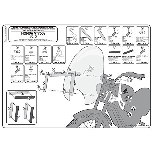 Givi kit montaggio vetro a35n & a23