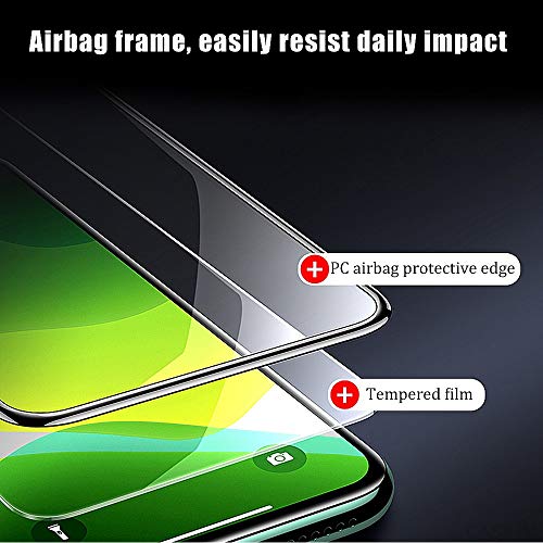 Image of Careflection Premium 18D Silicone Air Bag Curved Soft Edge Full Covereage Tempered Glass Google Pixel 4a 4G Black