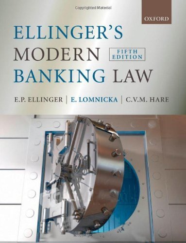Ellinger's Modern Banking Law by Ellinger, E.P. (2010) Paperback