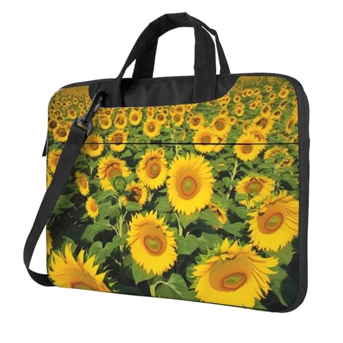 Sac pour ordinateur portable à bandoulière sacoche PC portable à poignée motif floral