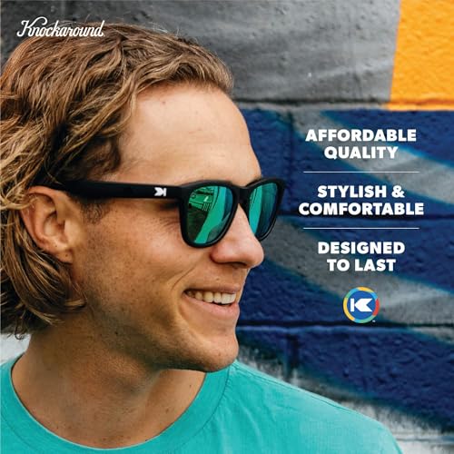 Image of Knockaround Square Polarized Sunglasses for Men & Women - UV400 Protection