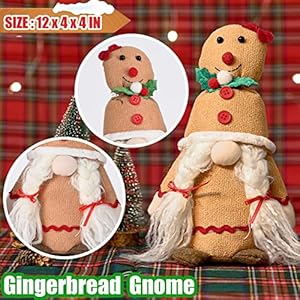 Christmas Gnomes Plush Elf Decoration,2PCS Handmade Santa Xmas Tree Gingerbread Gnomes for Home Office Farmhouse Table Ornament Tiered Tray Party Decor Christmas Gnomes Plush Elf Decoration2PCS Handmade Santa Xmas Tree Gingerbread Gnomes for Home Office Farmhouse Table Ornament Tiered Tray Party Decor