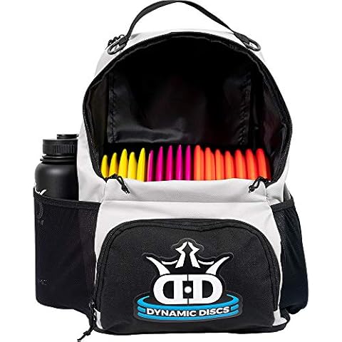 Dynamic Discs Cadet Disc Golf Backpack | Gray/Black | Frisbee Disc Golf Bag with 17+ Disc Capacity | Introductory Disc Golf Backpack | Lightweight and Durable | Discs NOT Included Cover