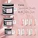 Tones Pro Acrylic Nail Powder, Perfect Pink (Soft Pastel Pink), (3.5 Fl Oz) - Long-Lasting & Non-Yellowing Polymer for Salon Quality Nail Extensions & 3D Art