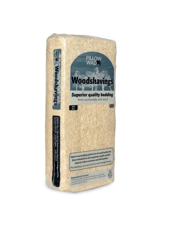 1kg Softwood Wood Shavings, Natural Pet Bedding for Small Animals, Suitable for Rabbits, Hamsters and Guinea Pigs