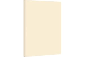 Cream Pastel Tan 8.5 x 11 Cardstock Paper: Enjoy Smooth, High-Quality Cardstock...