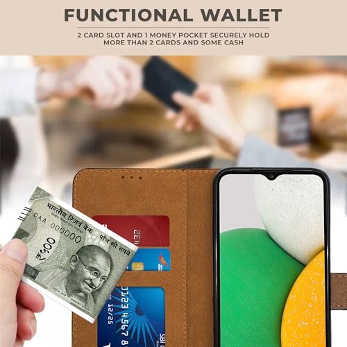 Image of Jkobi Flip Case Cover for Realme 12 Pro Plus | Realme 12 Pro (Stitched Leather with Magnetic Closure)