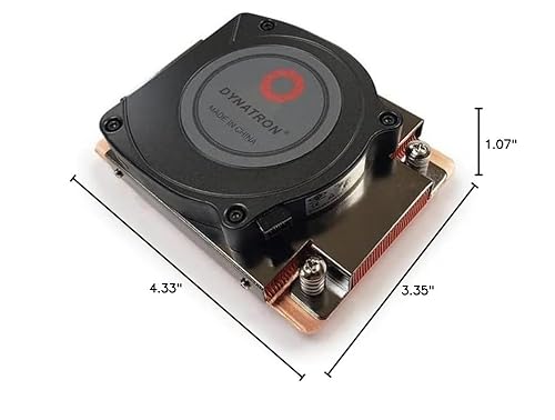 Dynatron AMD AM4 / AM5 1U Enfriador de CPU activo A42