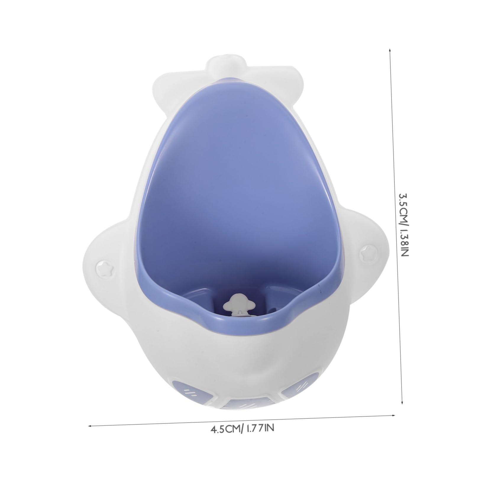 Orinatoio per Ragazzi da Parete, Blu, Plastico, Forma Unica