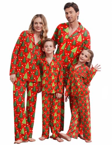 Ekouaer Family Christmas Pajamas Matching Pjs Sets for Women, Men and Kids - image 6