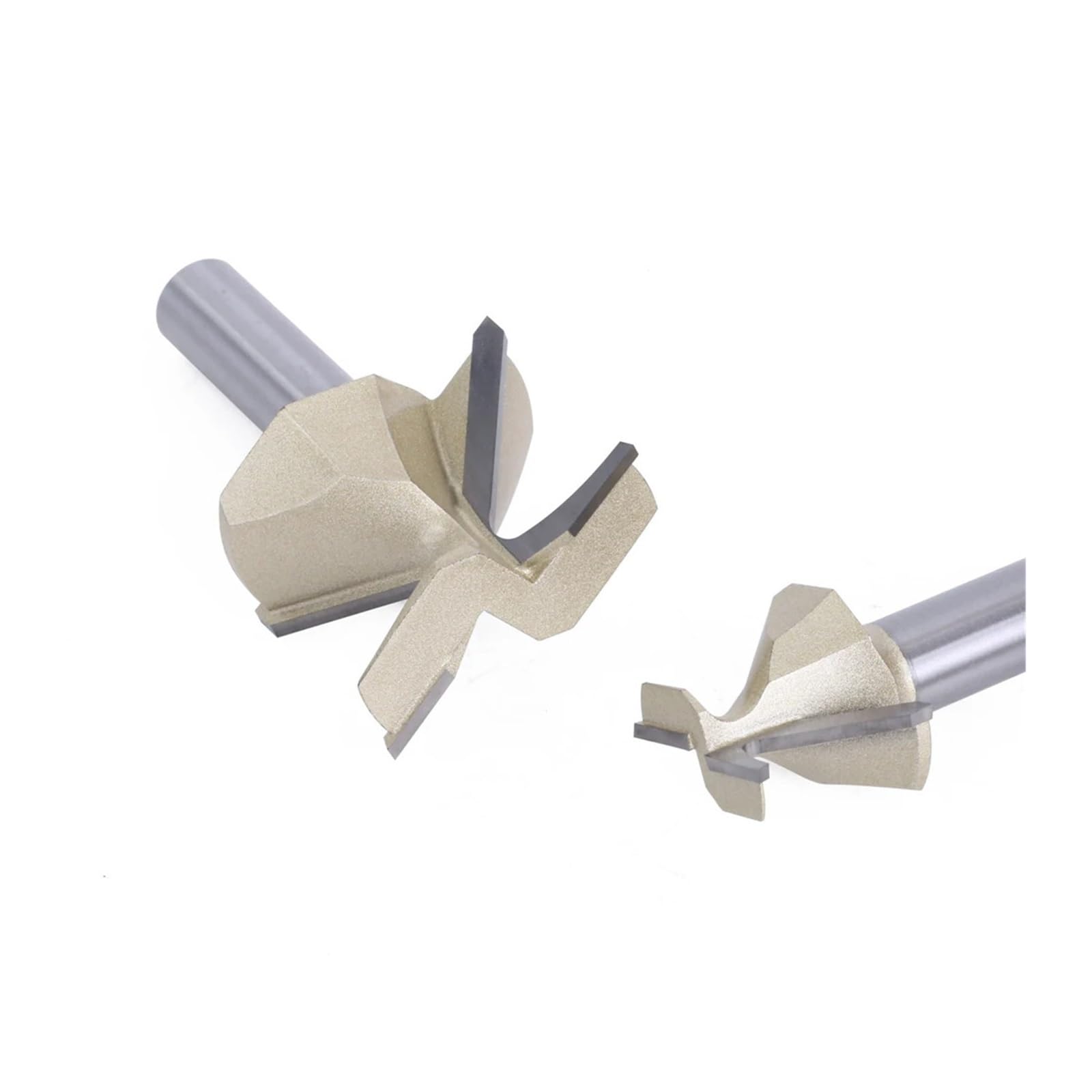 1PC 12.7mm 1/2 Tige Arc Couteau De Pliage sans Soudure Couteau De Formage Doré R18/30/50 Fraises for Porte en Bois/Armoire Murale