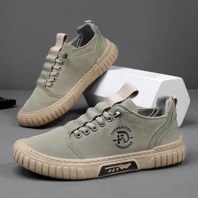 Image of Men's Casual Athletic Sneakers, Lace-up Design with Rubber Sole, Comfortable & Lightweight,Air Mesh Casual Shoes for Men,Soft Cushion Insole Casual Sneakers for Men (Multicolour)