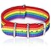 Correa Para La Muñeca, FANDE Pulsera Tejida, Pulsera Tejida Arcoiris, Pulsera de nailon, diseño de arcoíris, Unisex, Pulsera Romántica, Día de San Valentín, Regalo De Cumpleaños