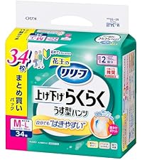 リリーフ パンツタイプ 上げ下げらくらくうす型パンツ 2回分 M－L24枚