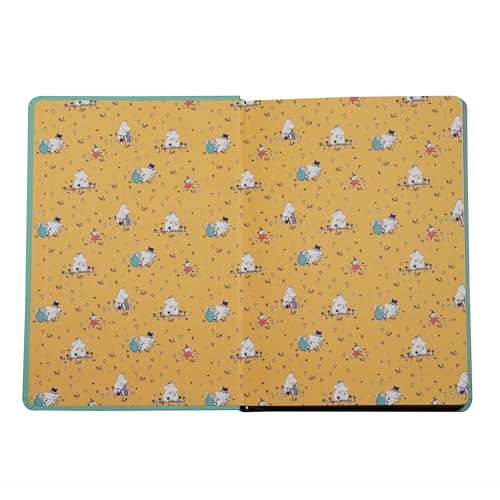 Moomin A6 Composition Notebook Half Moon Bay libreta pequeña verde azulado 2