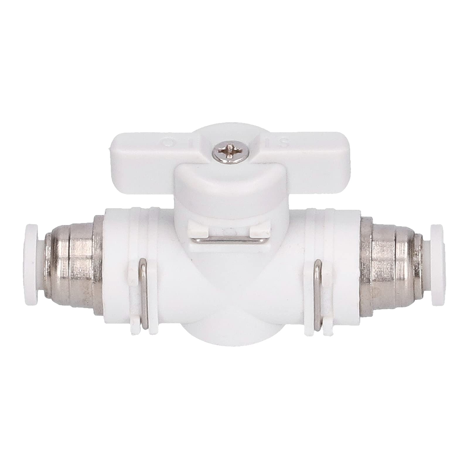 01 02 015 Pneumatic Hand Valve, Self Locking Buckle Design Control Valve Fitting Small And Compact for Quickly Connect Air Pipes for Connecting 6Mm Pipes