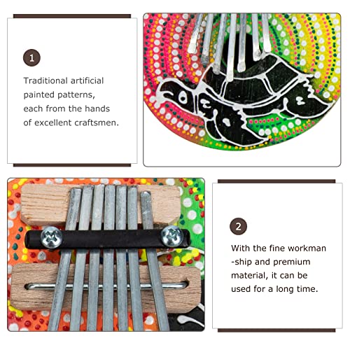 BIENKA Intéressant Mini Doigt Piano Petit Kalimba Cokernut Kalimba Piano Piano - Les Beatles, Paul McCartney, John Lennon, RIngo Starr, George Harrison BIENKA Intéressant Mini Doigt Piano Petit Kalimba Cokernut Kalimba Piano Piano – Image 8