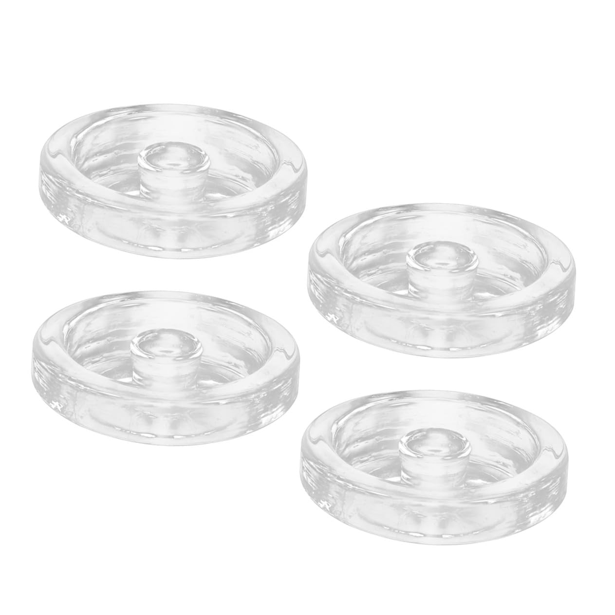 STOBAZA Pesas de Fermentación de Vidrio para Tarro Ancho con Asa, 4 Piezas