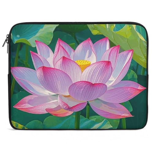Housse pour ordinateur portable en néoprène avec imprimé fleuri chic