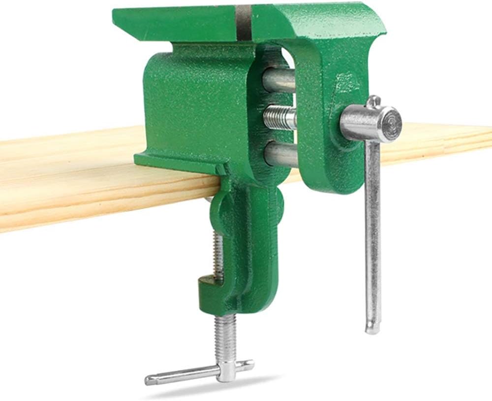 Cast Iron Bench Vise Multifunctional Vice Clamp-On with Large Anvil Hobby Clamp on Table Mini Hand Tool HOt