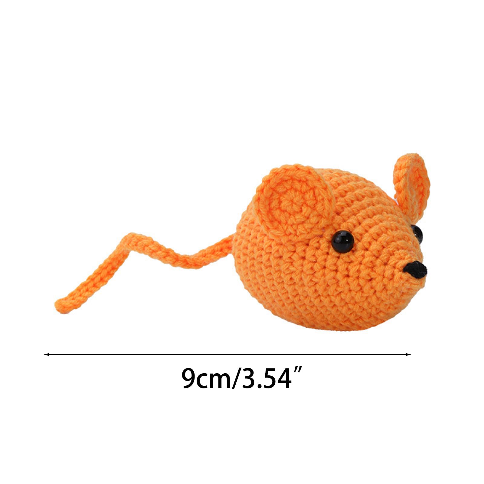 Kit de ganchillo de animales sin terminar con herramienta de ganchillo para muñeca, ganchillo, marcador de tejer, kit de accesorios