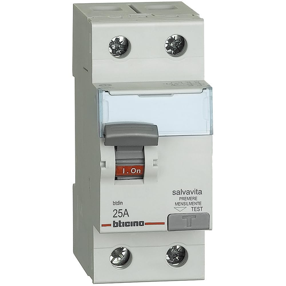 BTicino G725AC25 Interruttore Differenziale Salvavita 2P Tipo AC in= 25A