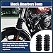 TUCKBOLD 2 Pcs Motorcycle Front Fork Guards Covers Shock Absorbers Boots 39mm Universal for Harley Sportster XL883 1200 for ATV UTV Automotive Parts