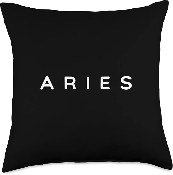 Aries Zodiac / Aries Star Sign / Aries Astrology Throw Pillow