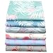 Flamingo Fat Quarters Fabric Bundles,Print Flamingo Cotton Quilting Fabric,18" x 22"(Multicolor)